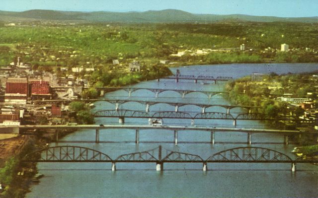Airview, Little Rock and Arkansas River Bridges 